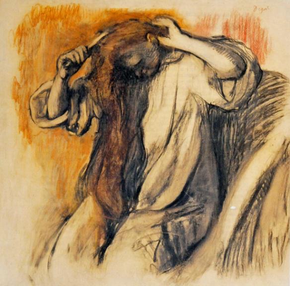 Woman Combing her Hair 1121.jpg