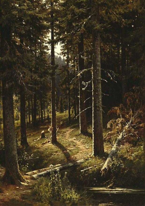 Лесной пейзаж. 1889—1890