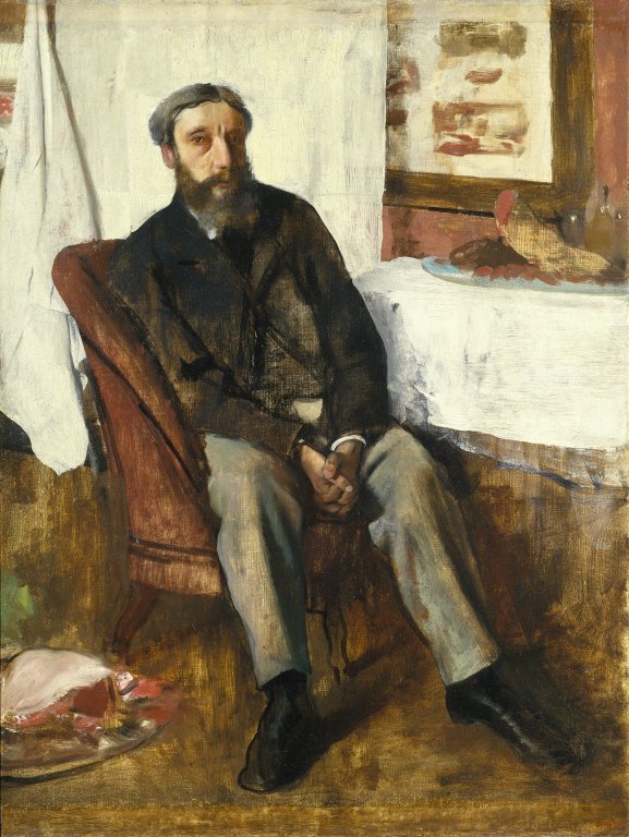 Brooklyn Museum - Portrait of a Man (Portrait d'homme) - Edgar Degas - overall.jpg