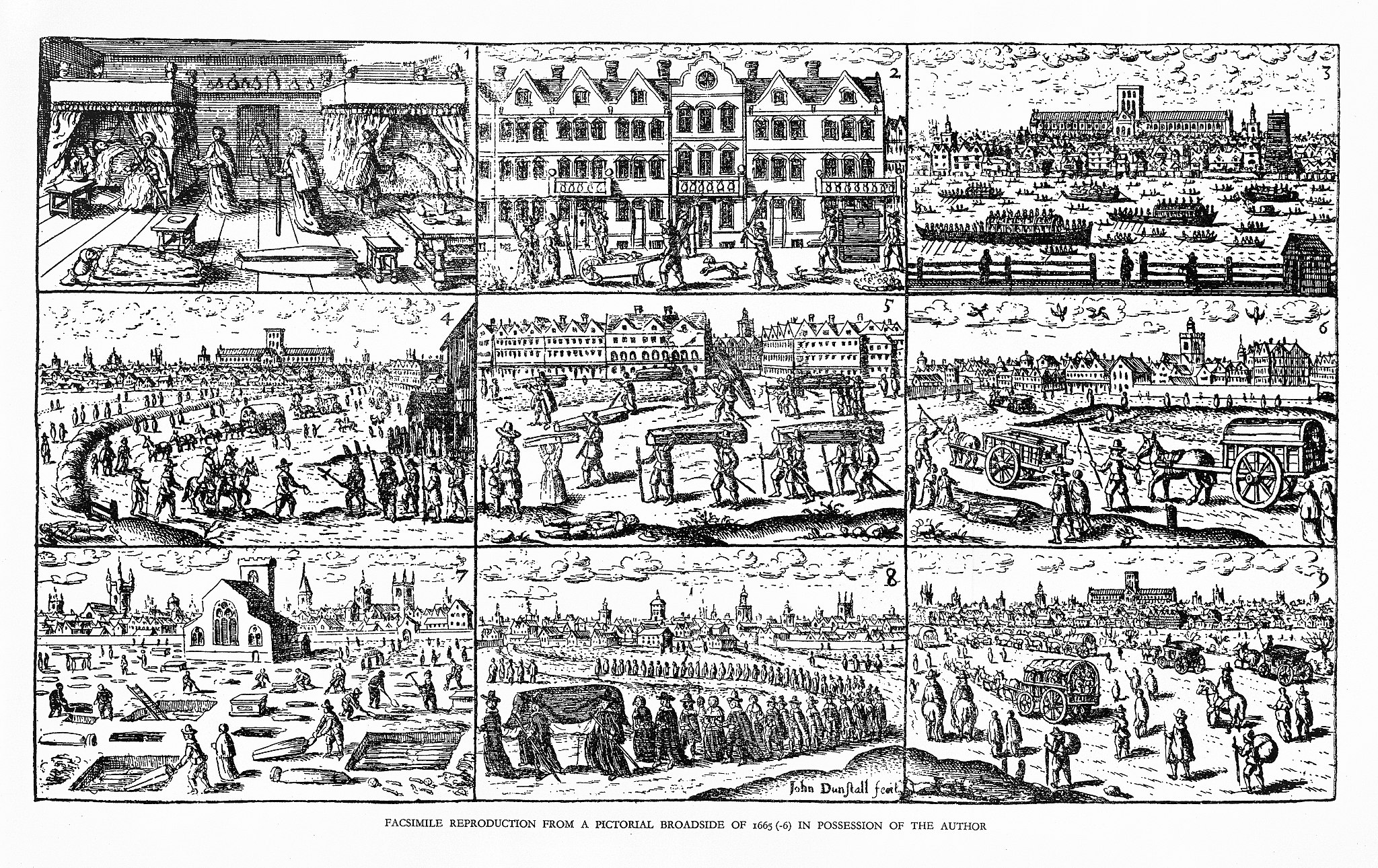 Nine images of the plague in London, 17th century Wellcome L0016640.jpg