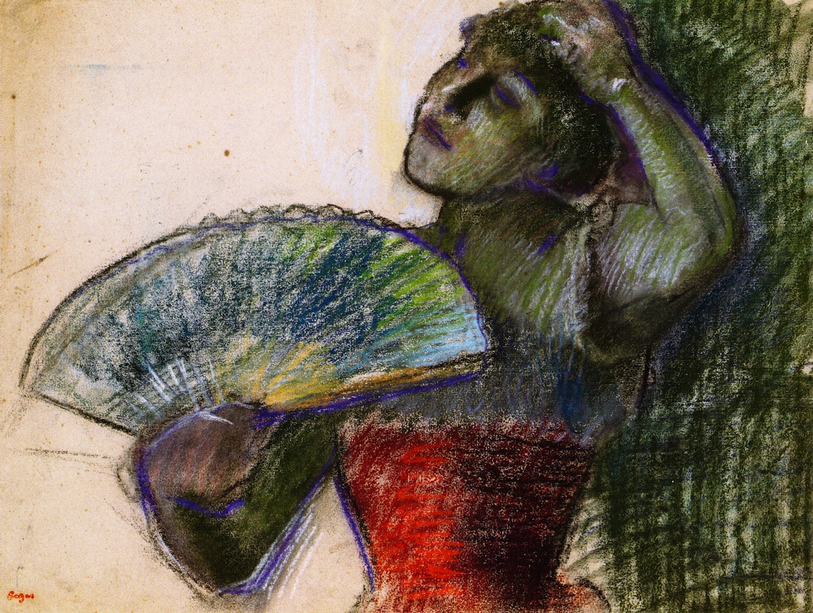 Degas - Dancer with Fan, circa 1894.jpg