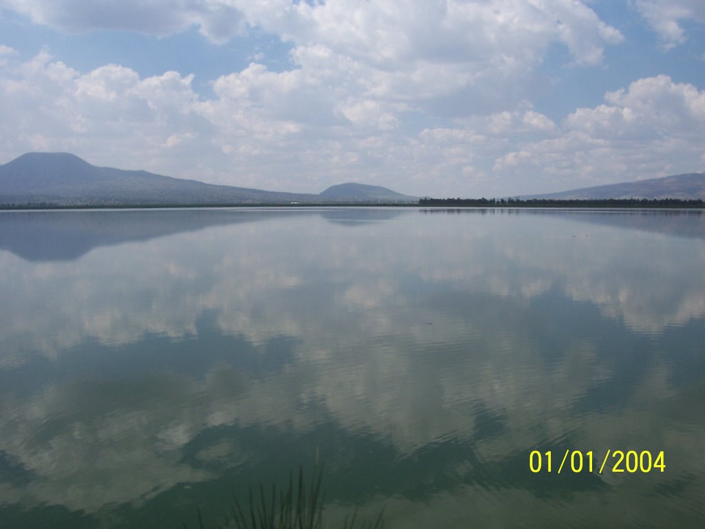Вид на озеро Чалько, 2004 год