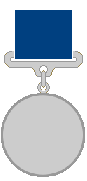 Файл:Серебряная медаль на синей ленте.png