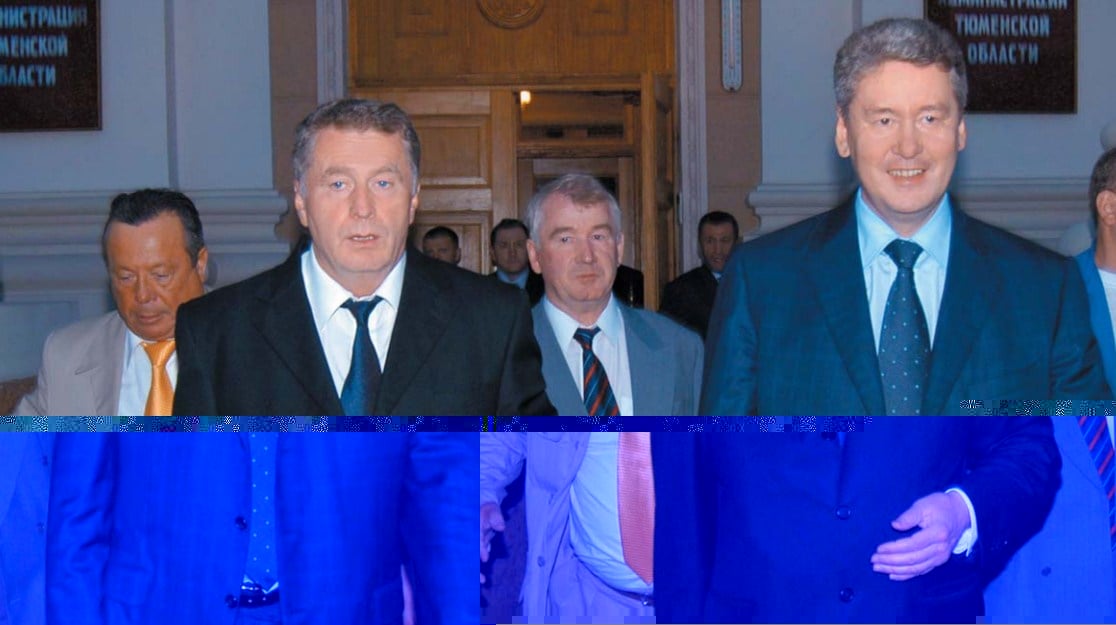Мусатов, Жириновский и Сергей Собянин в 2003 году