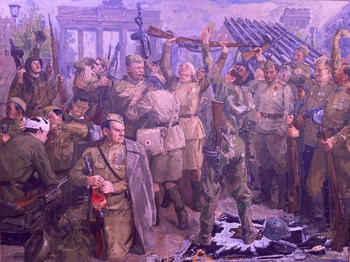 «Победа». Холст, масло. П. С. Калягин, 1969 г.