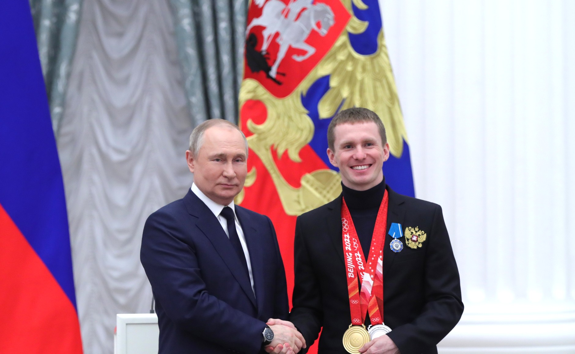 Владимир Путин и Спицов (2022 год)