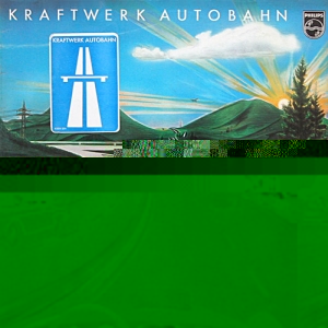 Обложка альбома «Autobahn» (Kraftwerk, 1974)