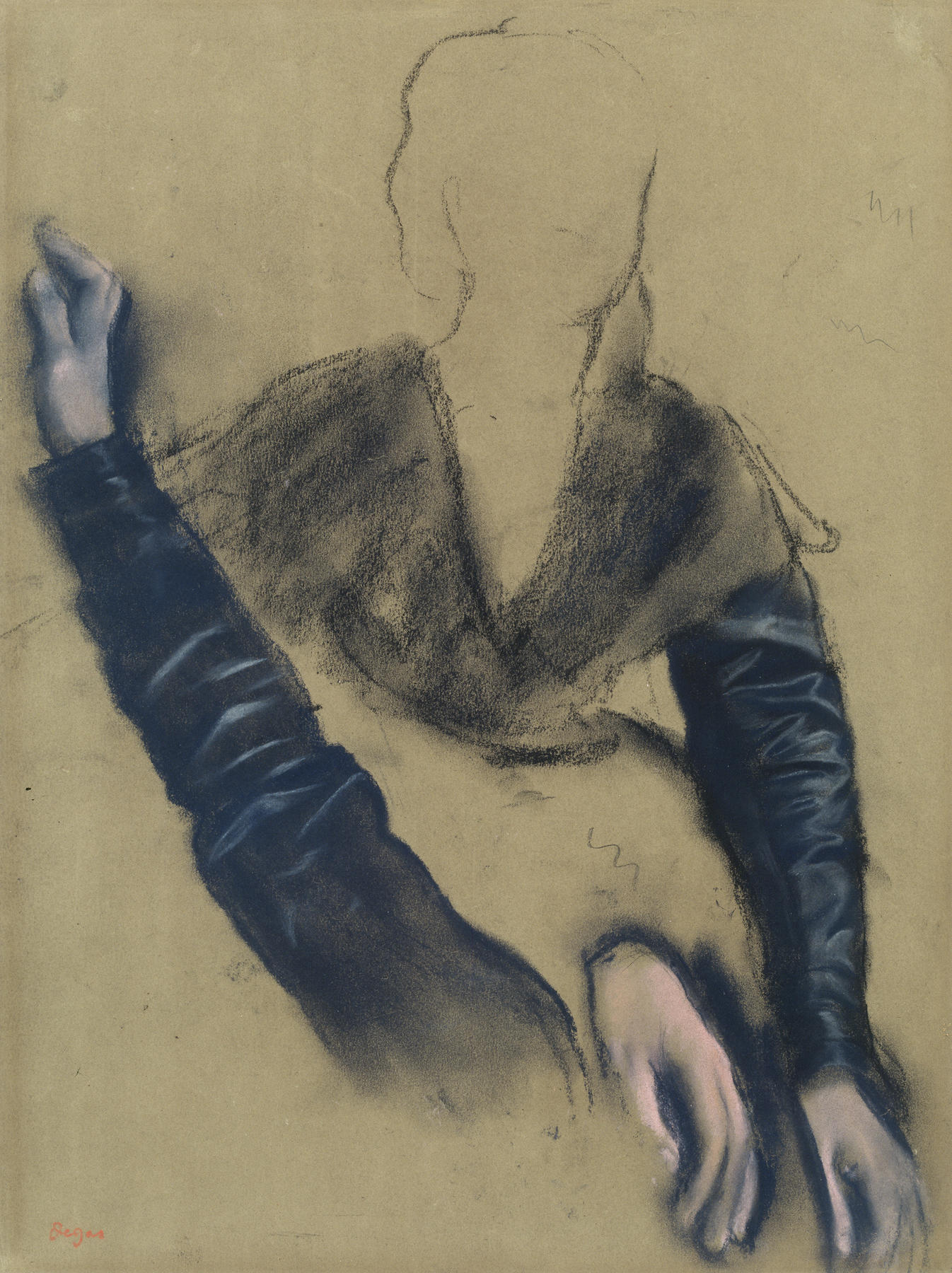 Degas - Study for Madame Camus at the Piano, 1869, Lemoisne 211.jpg
