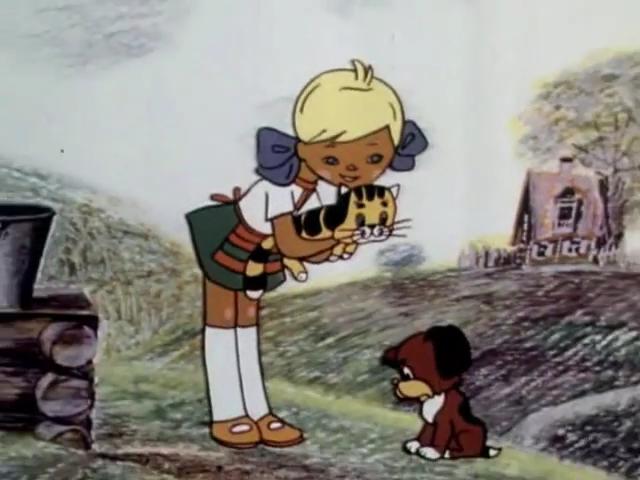 Кадр из мультфильма «Алёнкин цыплёнок» 1974.jpg