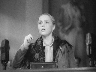 Марецкая в фильме «Член правительства», 1939
