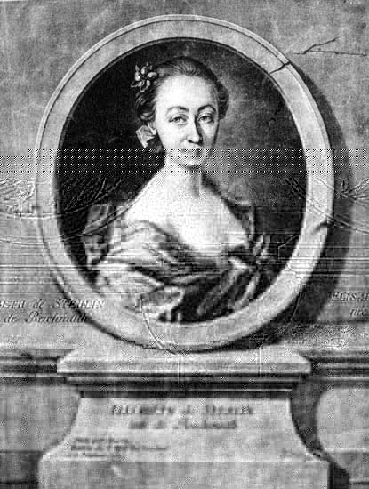 Штелин Елизавета, жена Якоба Штелина. По оригиналу Л. Токе. 1767