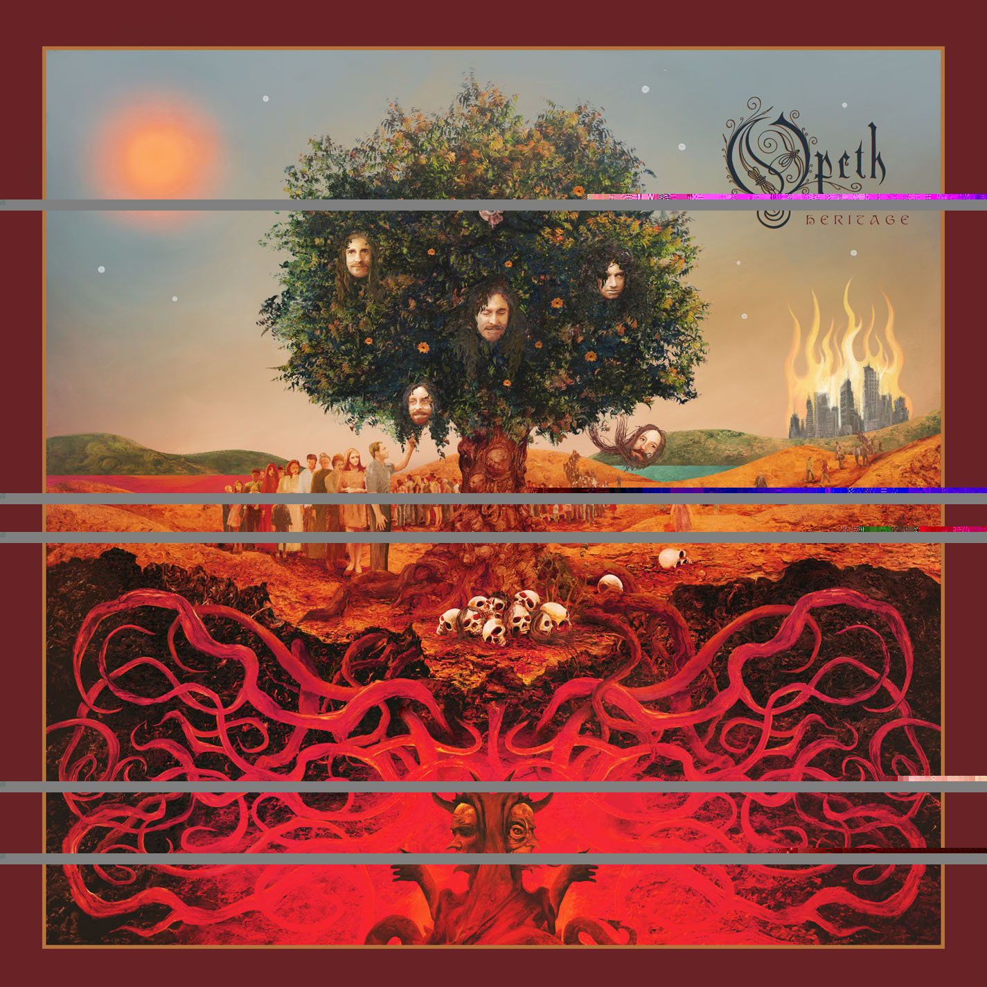 Обложка альбома «Heritage» (Opeth, 2011)