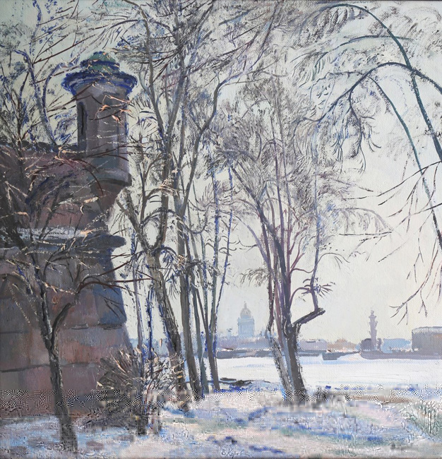 Файл:Коровин-У Петропавловки-Зима-1961-b.jpg