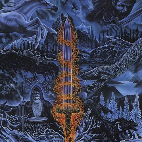 Обложка альбома «Blood on Ice» (Bathory, 1996)