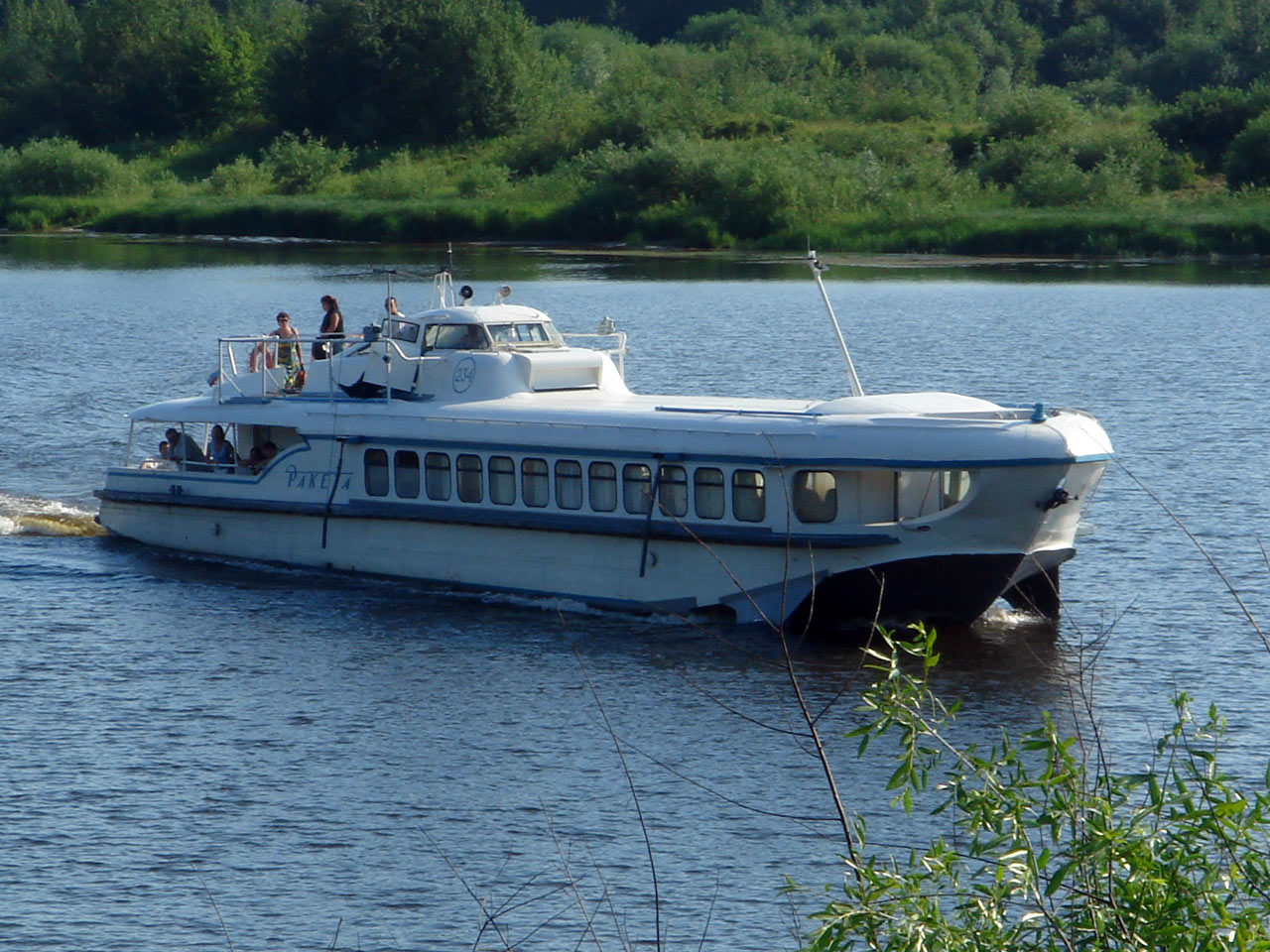 «Ракета-234» на реке Волга, 2008 год.