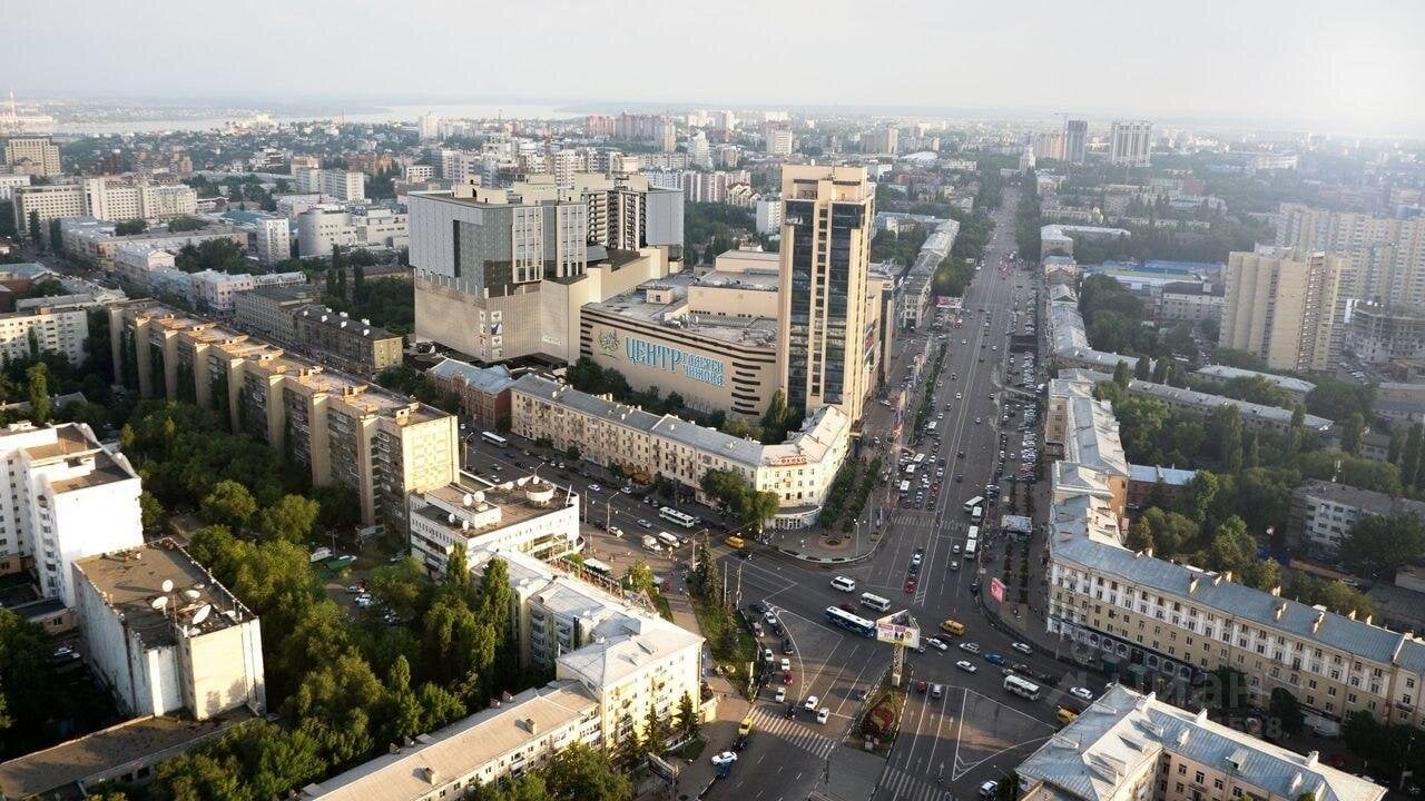 Кольцовская и Плехановская улицы и Галерея Чижова