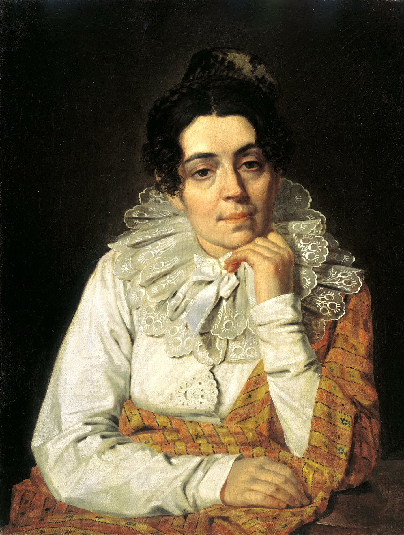 Портрет жены художника М. А. Венециановой. 2-я пол. 1810-х. ГРМ