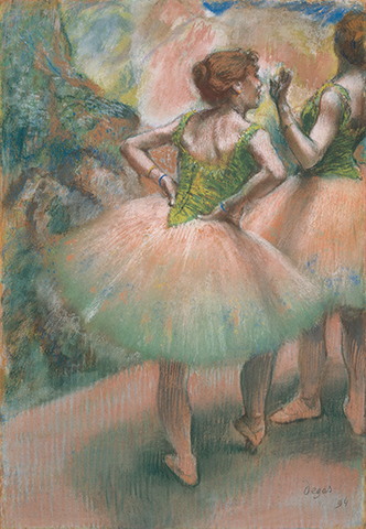 Danseuses, rose et vert by Degas (Yamagata Museum of Art).jpg
