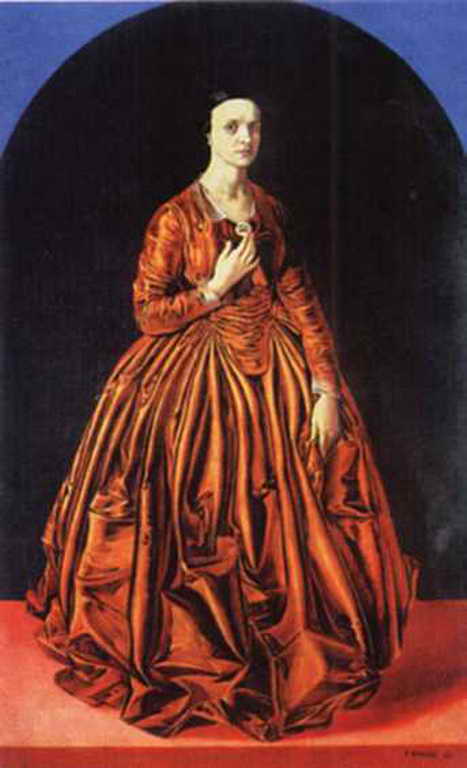 Портрет Е.Н. Шухаевой. 1917 (первая супруга художника)