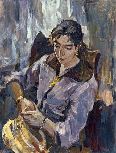 Русов Л. Портрет Н. Орловой. 1956