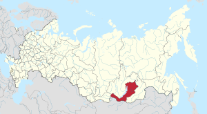 Республика Бурятия на карте