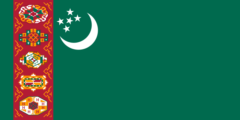 Файл:Flag of Turkmenistan (1992-1997).svg