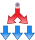 ↙↓↘